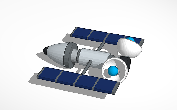 Космический спутник рисунок