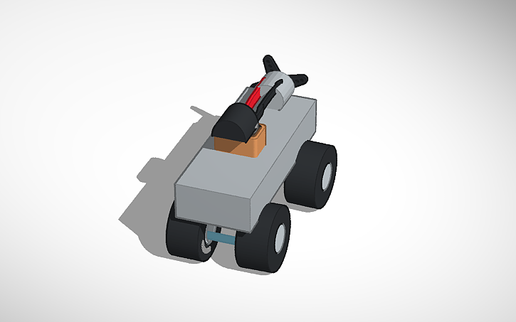 3D design Mars rover design - Tinkercad
