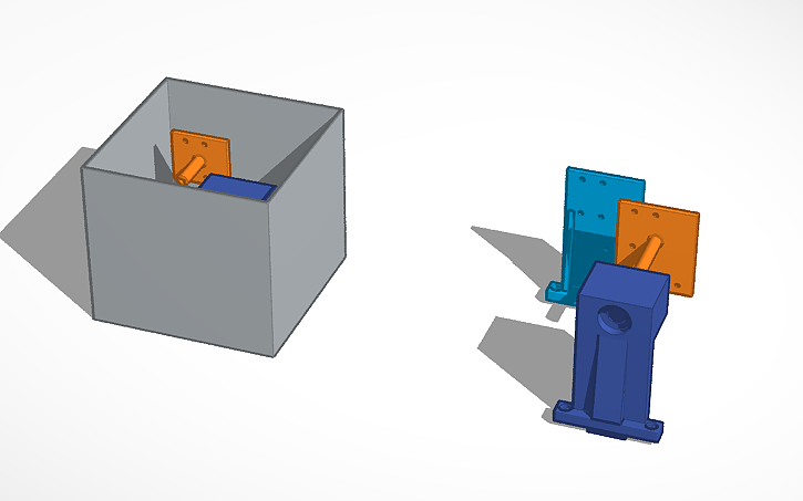 3D design Filament Runout Sensor Mount - Tinkercad