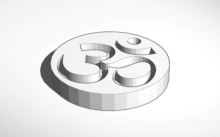 3D design Om Key Fob | Tinkercad