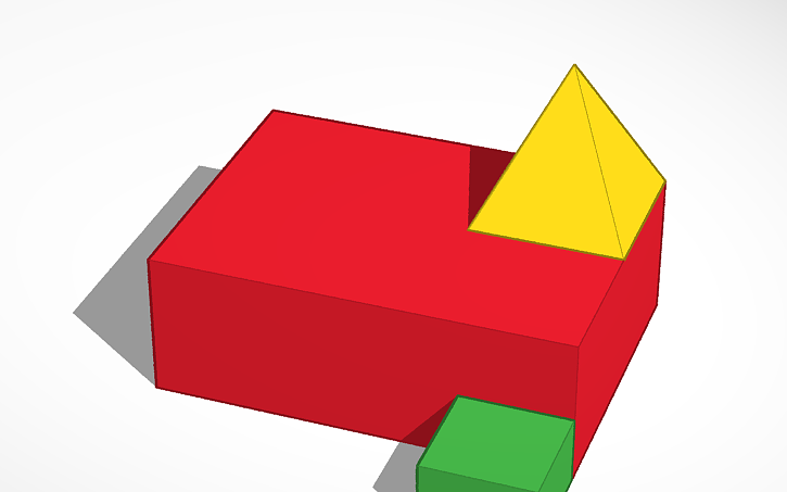 Composizione Di Solidi In Proiezione Ortogonale Tinkercad