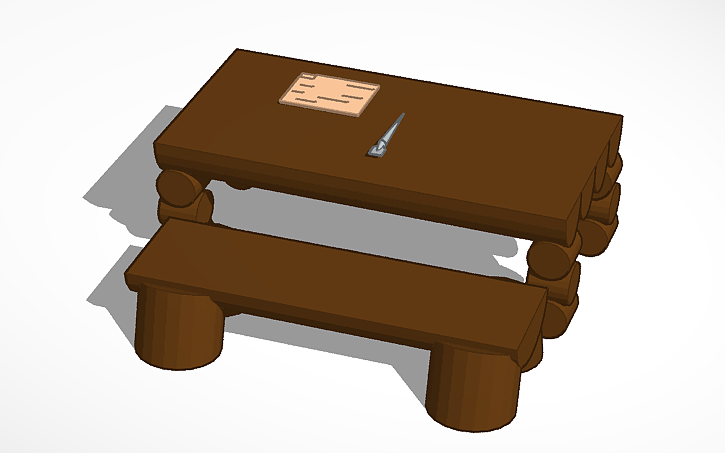 3D design Школа прошлого - Tinkercad