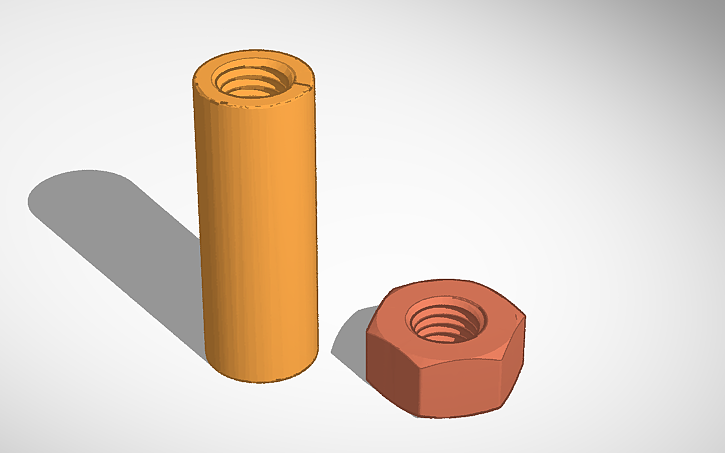 3d-design-1-4-28-nut-tinkercad