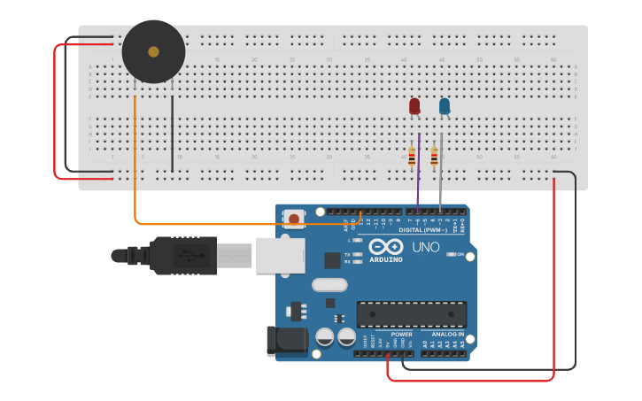 Circuit design Arduino | Tinkercad