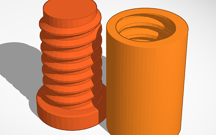 Screw Fidget 3D design screw fidget - Tinkercad