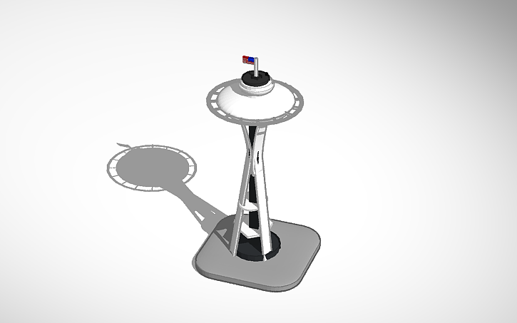 3D design Space needle | Tinkercad