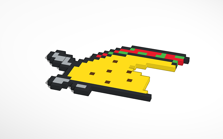 3D design Taco/Tail and Legs pc. 4 - Tinkercad