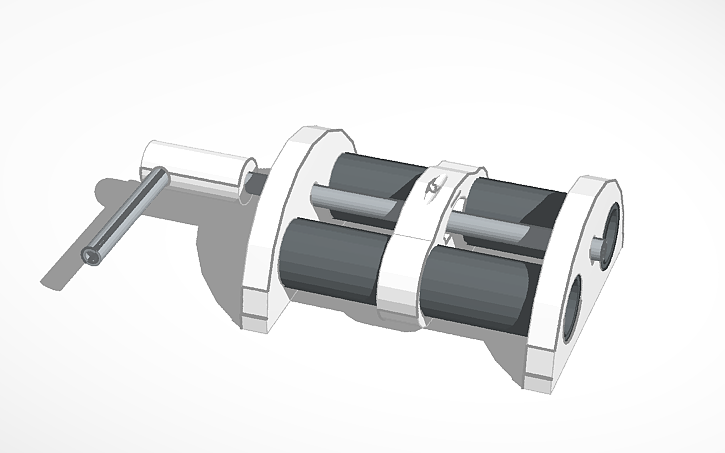3D design SpringMachine Assembled - Tinkercad