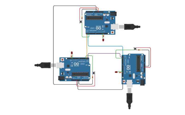 Circuit design Arduino ring - Tinkercad