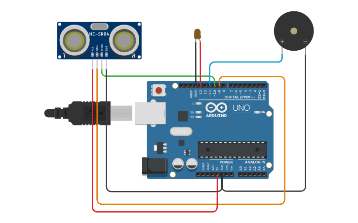 Circuit design Blind - Tinkercad
