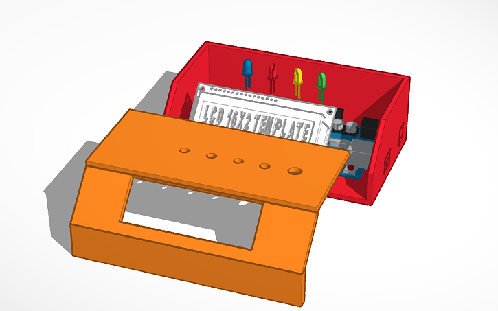 3D design Secretary's Box - Tinkercad