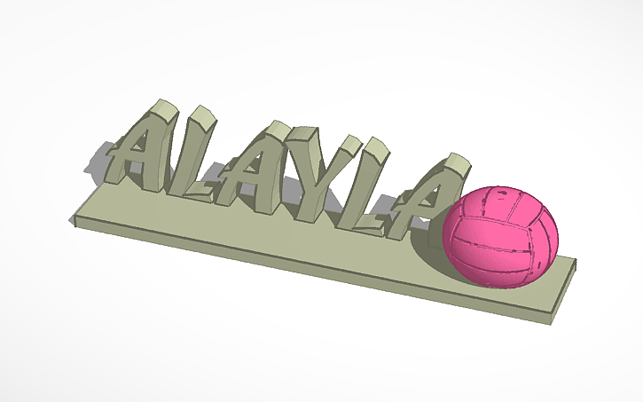 3D design Copy of Name plate-Jones | Tinkercad