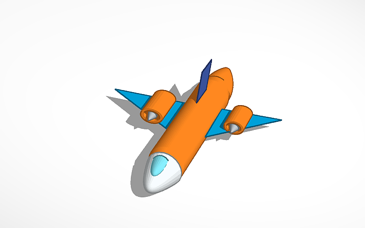 3D Design Hypersonic Plane Design 1 Tinkercad