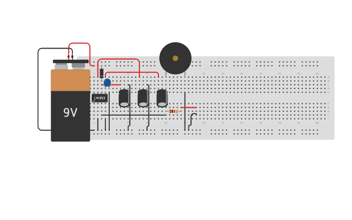 Circuit design Audio Amplifier LM386 - Tinkercad