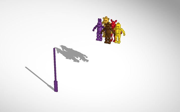 Fnaf Model Base Design 3D design FNAF Models - Tinkercad