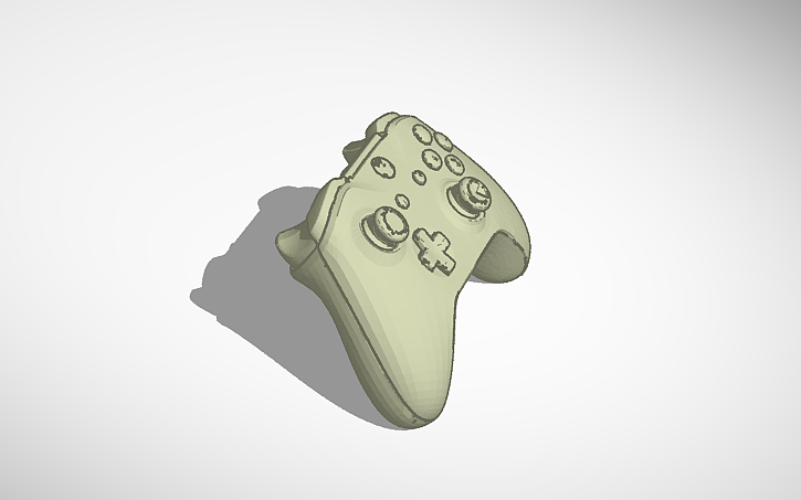 3D design xbox one controller - Tinkercad