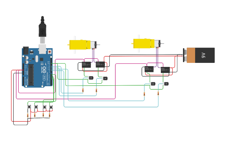 Circuit design Super Jarv | Tinkercad