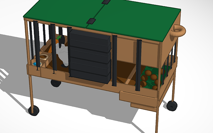 3D design Boots in rabbit cage - Tinkercad