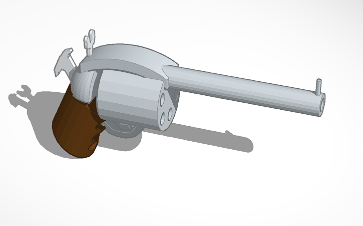 3D design Revolver - Tinkercad