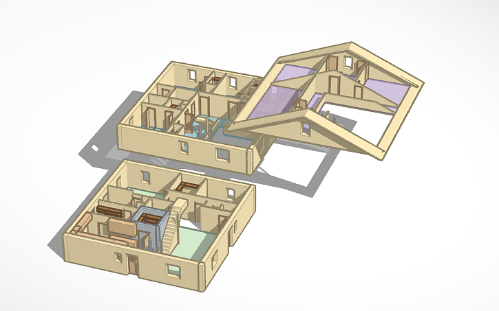 Exploded Floor Plan Rendering Exploded Floor Plan | Viewfloor.co