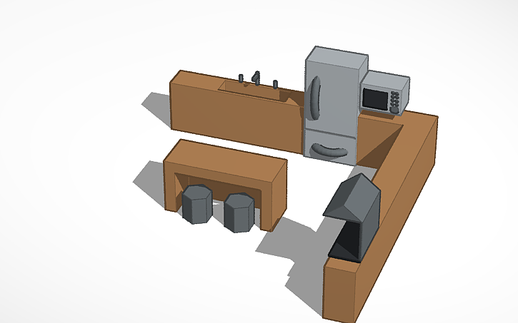 3D design Kitchen - Tinkercad