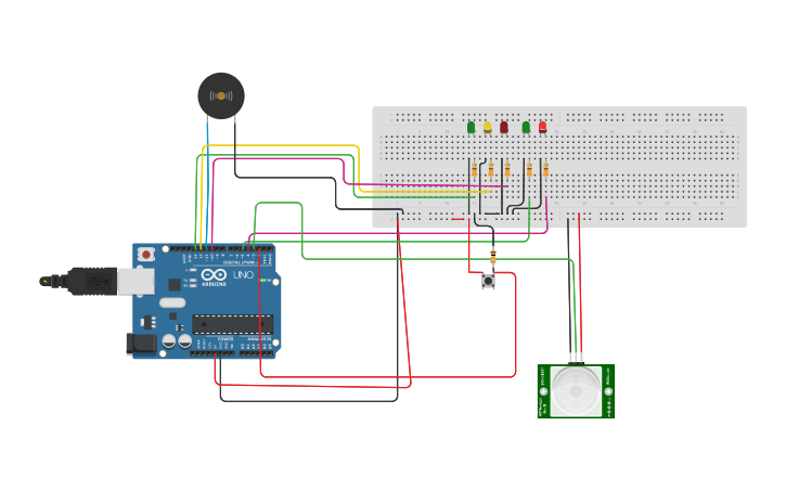 Circuit design alternativo tp - Tinkercad