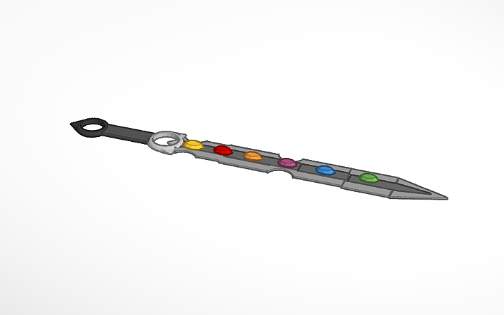 3D design Copy of 3D infinity sword | Tinkercad