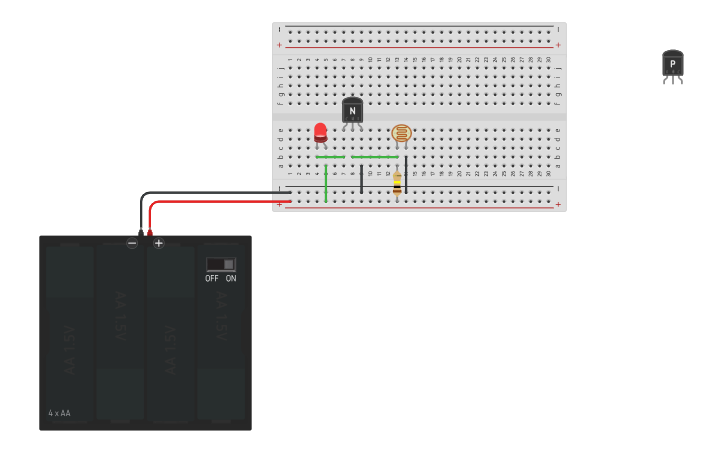 Circuit design Light Sensor Project - Tinkercad
