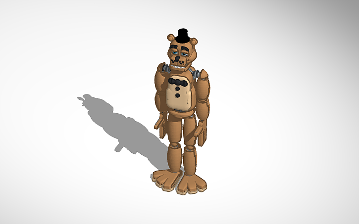 3D design Freddy - Tinkercad