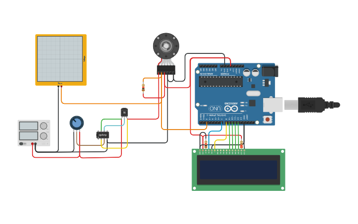 Circuit design Interfacing between a Rotary Encoder and Arduino - Tinkercad