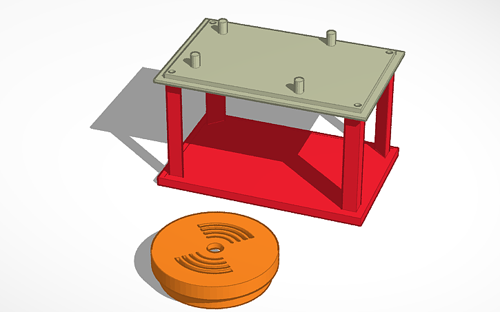 Nfc Module Cad 3D design Boitier pour module NFC MFRC522 - Tinkercad