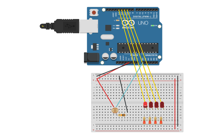 Circuit design Interruptor crepuscular - Tinkercad