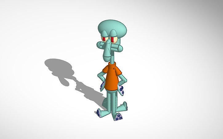 3D design squidward - Tinkercad