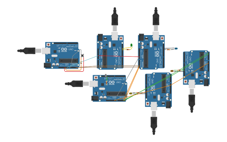 Circuit design I2C-2 | Tinkercad
