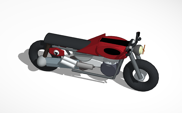 3D design Moto The Lucky Rieju - Tinkercad