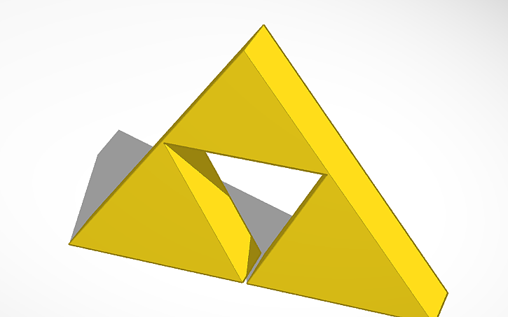 3D design TRIFORCE | Tinkercad