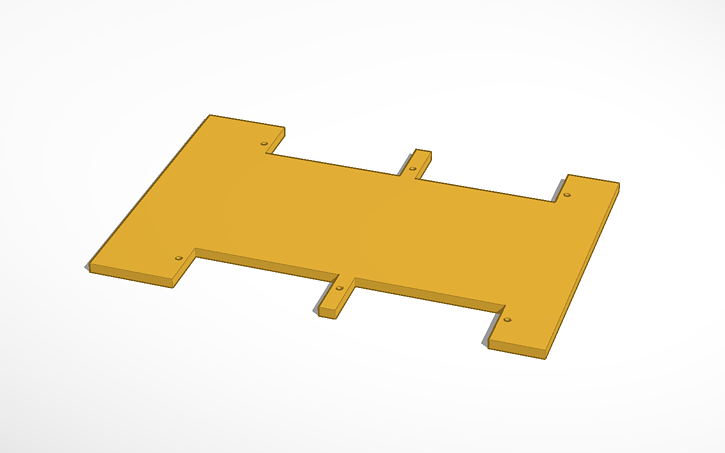 3D design Arduino robot base replacment - Tinkercad