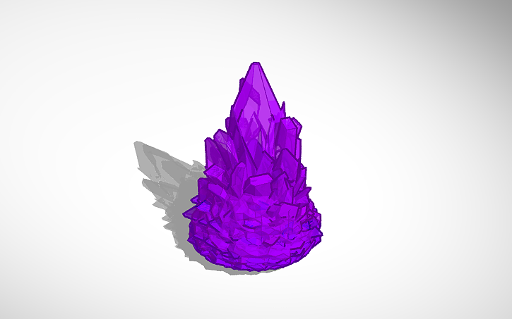 3D design Violet Kryptonite - Tinkercad