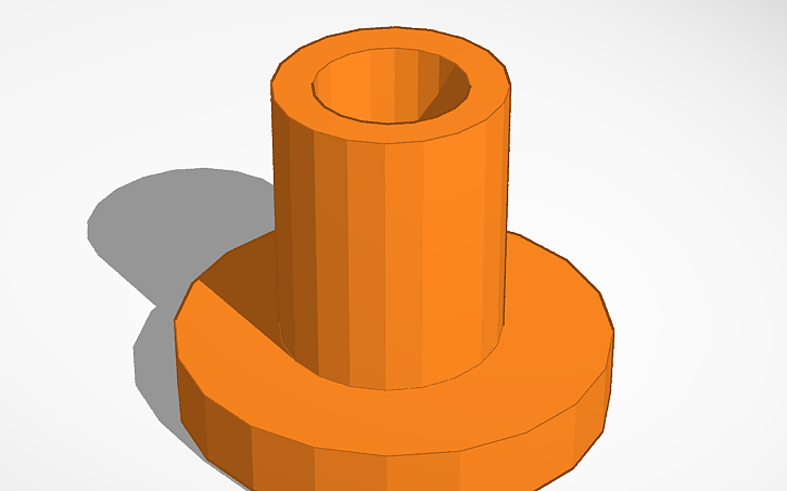 3D design 3D printer spool holder - Tinkercad
