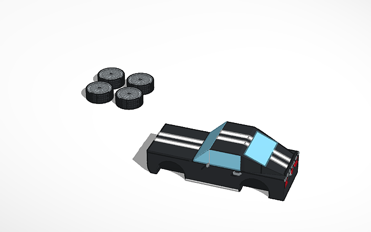3D design '67 Mustang GT fastback - Tinkercad