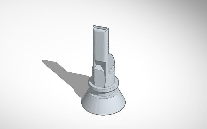 3D design Duck Whistle - Tinkercad