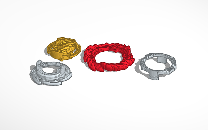 3d Design Beyblade Burst Magma Ifritor I7 - Tinkercad