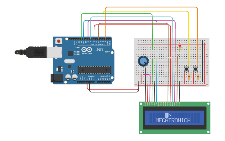 Circuit design Pacman - Tinkercad
