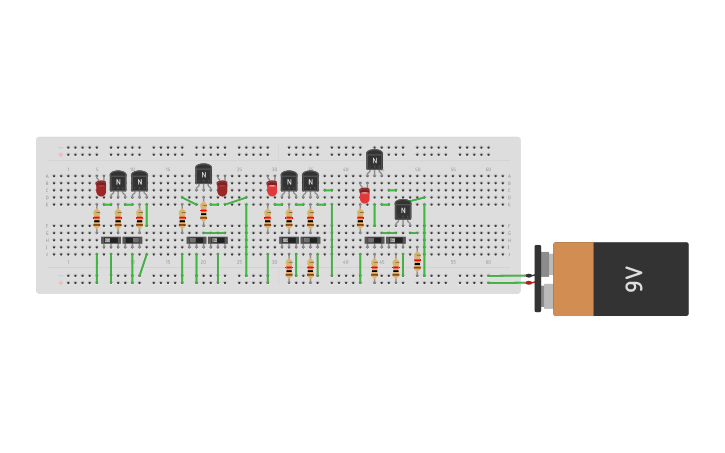 Circuit design And, Or, Nor and Nand Logic Gates - Tinkercad