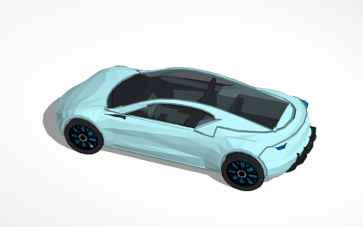 3D design Tesla Roadster - Tinkercad