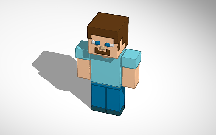 3D design Steve Minecraft | Tinkercad