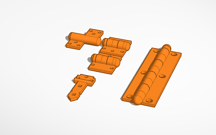 3D design Bisagras - Tinkercad