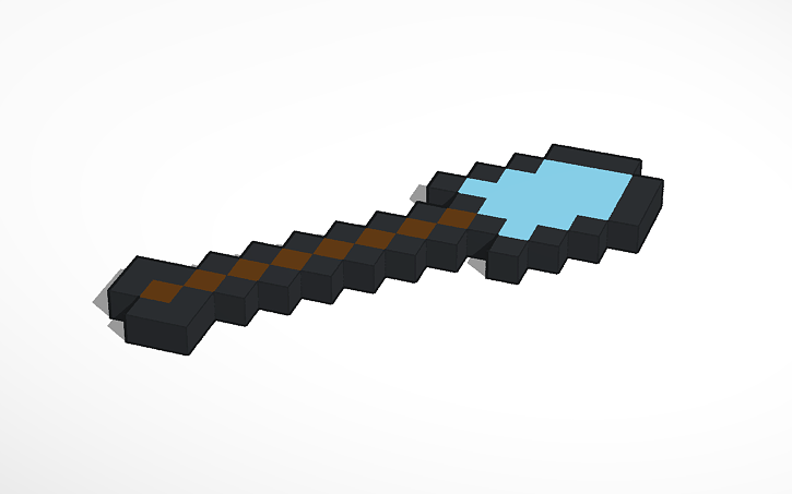 Diamond Minecraft Shovel