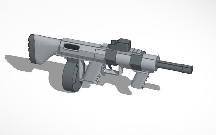 Pulse Rifle Prototype 3D design G12PEPR-7 Heavy Pulse Rifle Prototype | Tinkercad