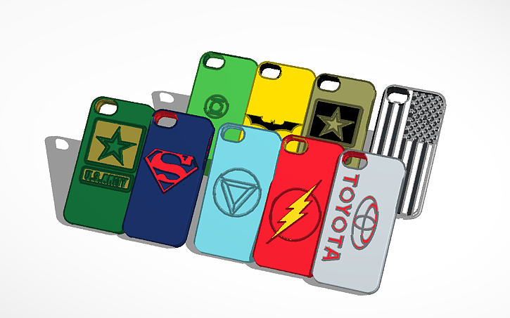 3D design Phone cases for iPhone 5 - Tinkercad